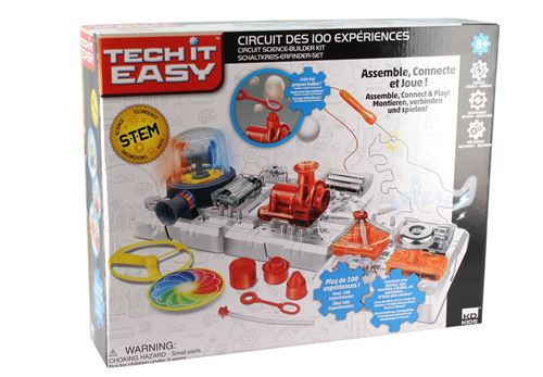 Jeu scientifique Circuit des 100 experiences Tech It Easy