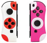 Pack de 2 Manettes Under Control Ii-Con Rouge et Rose pour Nintendo Switch