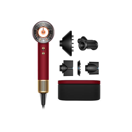 DYSON Haartrockner - dyson supersonic nural HD16 Samtrot/Gold dunkelrot