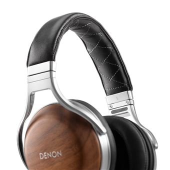 Casque circum-aural sans fil Denon AH-D7200 Bluetooth Noir et noyer