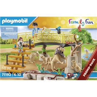 Playmobil Family Fun 71192 Espace des lions