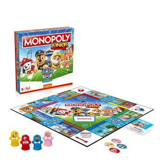 Jeu classique Winning Moves Monopoly Junior Paw Patrol La Pat