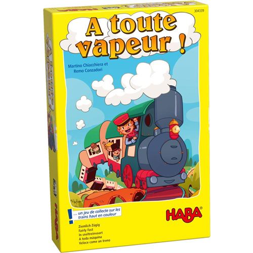 Jeu de société Haba A toute vapeur !