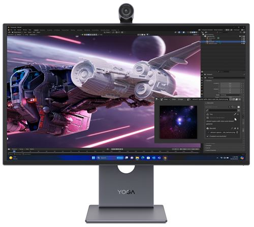 Ecran PC Lenovo Yoga Pro 27UD 10 27 4K UHD éclipse - vue 1