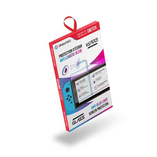 Oniverse Ecran de protection anti lumiere bleue en verre trempe (Switch)