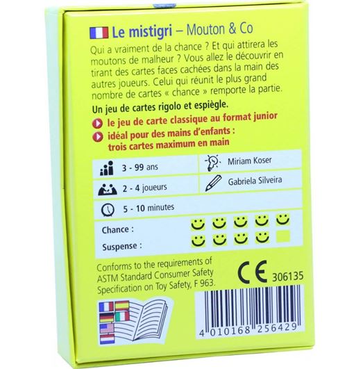 Jeu De Cartes De Jeu De Mouton, 360 Ou 240 Pièces, Jeu De Société