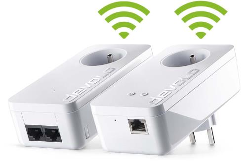 Devolo dLAN 550+ WiFi - Starter Kit - pont - 802.11b/g/n - Branchement mural