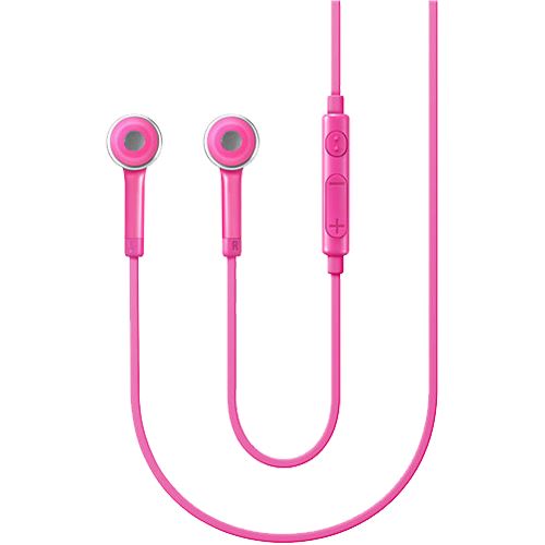Samsung HS-330 - Ohrhörer mit Mikrofon - im Ohr - kabelgebunden - 3,5 mm Stecker - pink - für Galaxy Core Prime VE, Nexus, Note, Note II, S Advance, S II, S III, S Plus, S4, S5, Tab 2