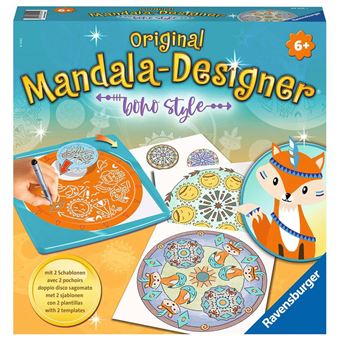 Coffret de dessin Ravensburger Mandala Midi Boho Style - 1