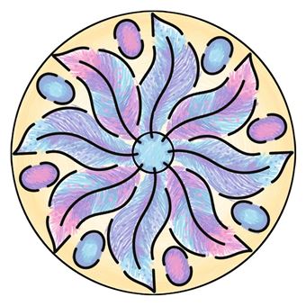 Coffret de dessin Ravensburger Mandala Midi Boho Style