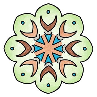 Coffret de dessin Ravensburger Mandala Midi Boho Style