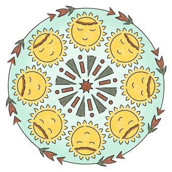 Coffret de dessin Ravensburger Mandala Midi Boho Style