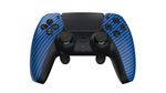 Manette Sans Fil PS5 Personnalisée Burn Controllers Bleu Carbone