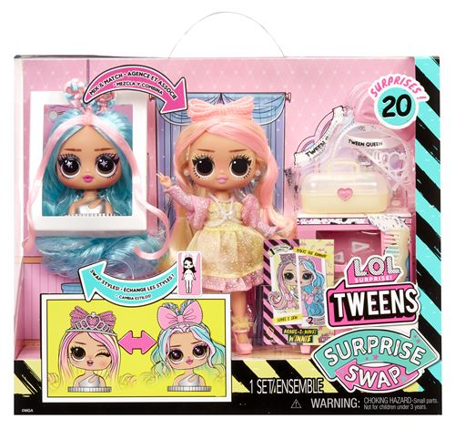 Poupée L.O.L. Surprise Tweens Surprise Swap Fashion Doll Braids 2 Waves Winnie