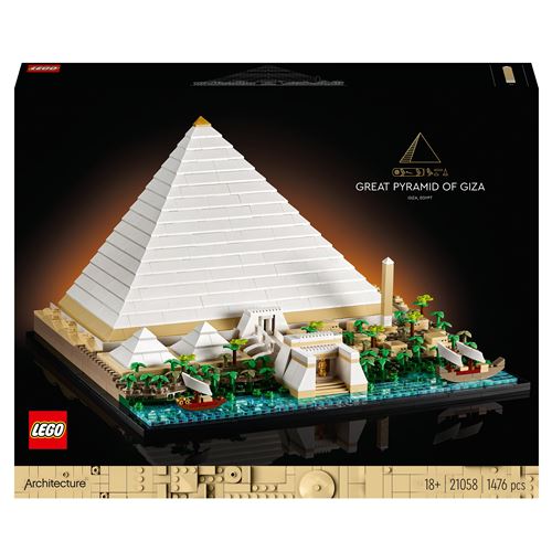 LEGO® Architecture 21058 La grande pyramide de Gizeh État correct - Lego Architecture reconditionné disponible sur Fnac