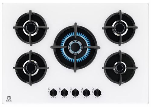 Plaque Gaz Encastrable Electrolux Egg75372W 10450 W Blanc