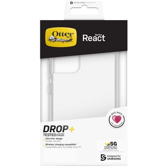 Coque renforcée OtterBox React pour Samsung Galaxy S22 Transparent