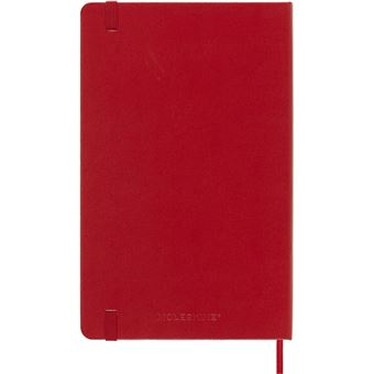 Agenda scolaire Moleskine 2022 2023 Journalier grand format Rigide Rouge