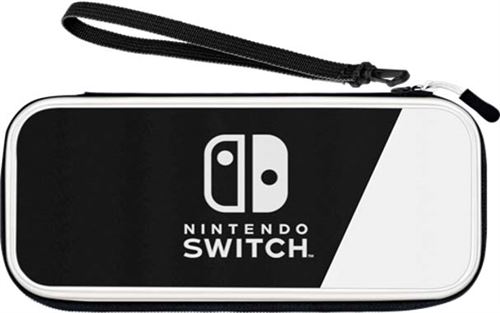 PDP Slim Deluxe: Black & White Boîtier robuste Nintendo Noir, Blanc