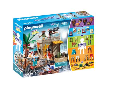 Playmobil 70979 My Figures Ilôt Des Pirates