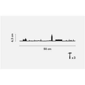 Accessoire de décoration The Line Venise Noir