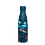 Bouteille isotherme Qwetch 500 ml Banquise Baleines