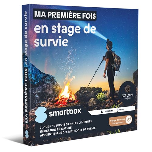 Coffret cadeau SmartBox Explora Survie