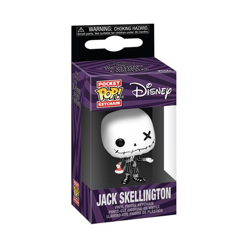 Funko Pop! Keychain: Patchwork Jack Skellington TNBC Mini Figurine en Vinyle à Collectionner Porte clés Fantaisie Cadeau de Noël - vue 1
