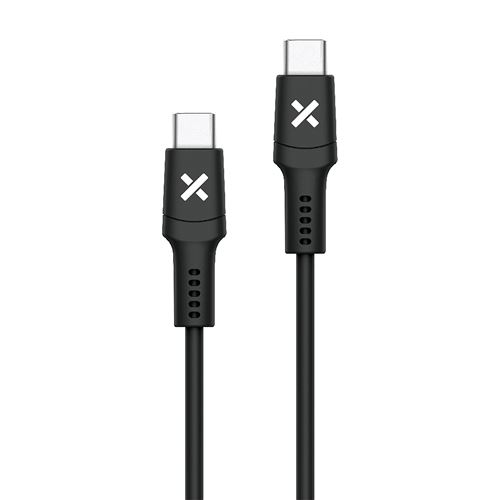 Câble Wefix USB-C vers USB-C 60 W 2 m Noir