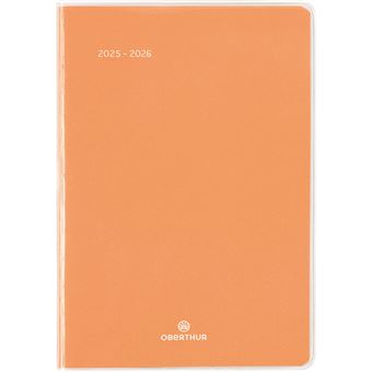Agenda Semainier 2026 CELESTE – Format Carré 16x16 Cm, Couverture Fuschia, Janvier à Décembre