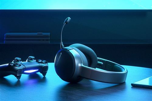 23€03 sur Casque Gaming sans fil Wireless SteelSeries Arctis pour PS5 Noir  - Casque pour console - Achat & prix