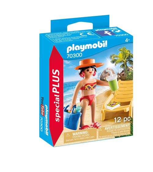 Playmobil Le Camping 70300 Vacancière Avec Transat