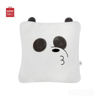 Oreiller et couverture 2 en 1 Miniso We Bare Bears Panda