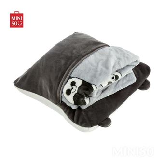 Oreiller et couverture 2 en 1 Miniso We Bare Bears Panda