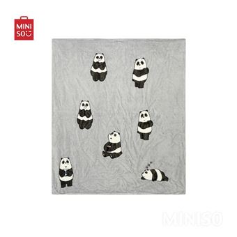 Oreiller et couverture 2 en 1 Miniso We Bare Bears Panda