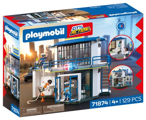 Playmobil 71874 Poste de police avec salle de recherches Les policiers - vue 7
