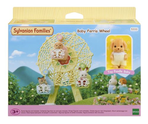 Sylvanian Family 5333 : La grande roue et Milo le bébé caniche Epoch d'enfance - vue 3