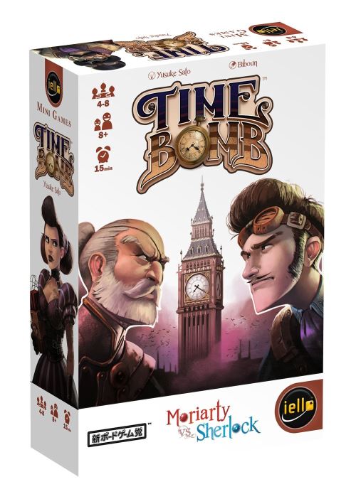 Jeu D'Enquête Iello Timebomb – Duel Sherlock Holmes Contre Moriarty
