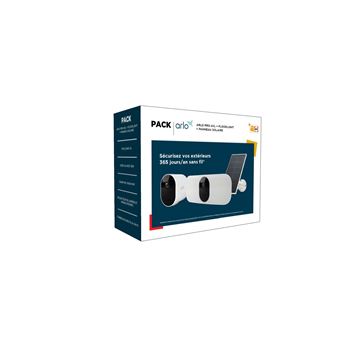 Pack de caméra de surveillance Arlo Pro 4 XL intérieure-extérieure