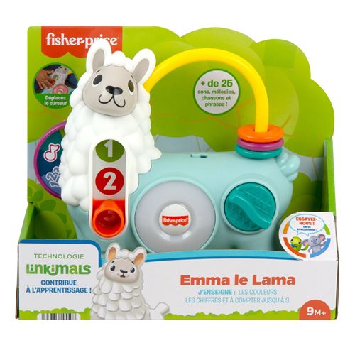 FISHER PRICE Fisher-Price - Emma le Lama - Jouet d'&eacute;veil Multicolore Fisher-Price