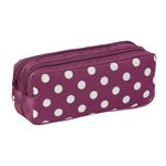 Trousse avec 2 poches Viquel Daisy Bordeaux