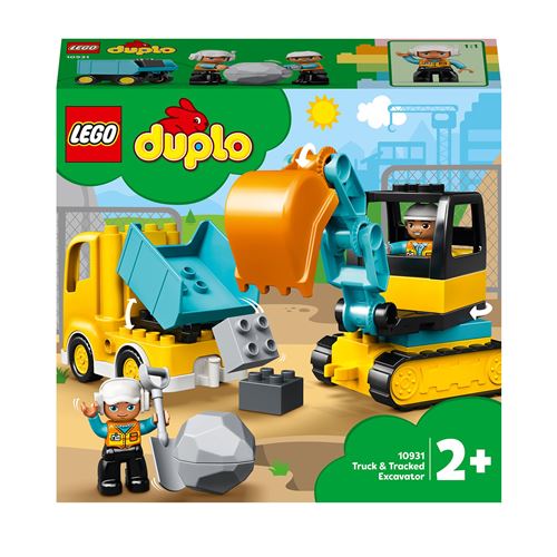 LEGO 10931 TRUCK & GRAAFMACHINE MET RUPSBANDEN LE CAMION