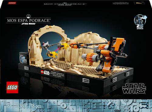 LEGO® Star Wars™ 75380 Diorama de la course de podracers de Mos Espa