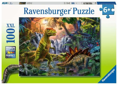 Puzzle 100 Pièces Xxl Ravensburger L'Oasis Des Dinosaures