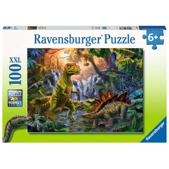 Puzzle 100 pièces XXL Ravensburger L'oasis des dinosaures