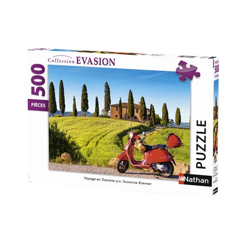 Puzzle 500 pièces Nathan Voyage en Toscane