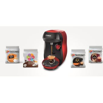 Cafetera de cápsulas Bosch Tassimo Happy Rosa - Comprar en Fnac