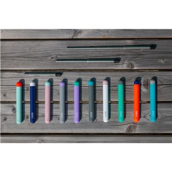 Paille Inox Lund London Skittle Gris et Vert