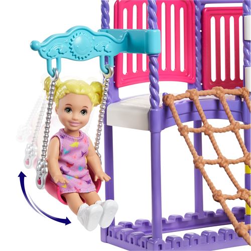 Coffret de jeu Barbie Skipper Babysitter Journée au parc Poupée