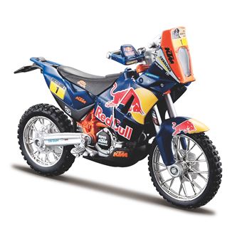 Miniature Moto Cross 1/18 - Jouet Motocross Enfant Avec Roue De Rechange Et Outils - Modèle Détaillé Rouge